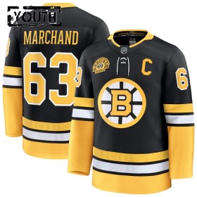 Lasten NHL Boston Bruins Pelipaita Fanatics Premium 100th Anniversary Brad Marchand Alternate 2024-25 Musta